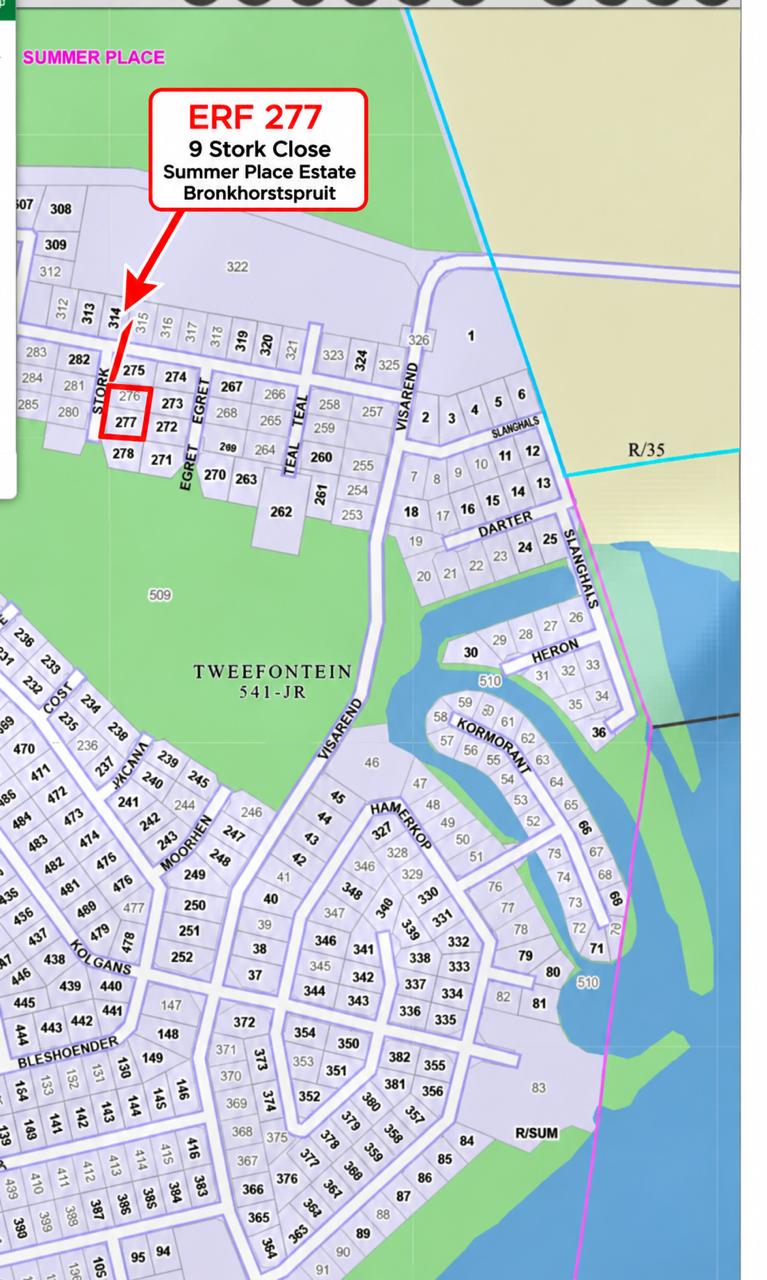 W40264: ERF 277, SUMMER PLACE ESTATE, BRONKHORSTSPRUIT (9 STORK CLOSE)